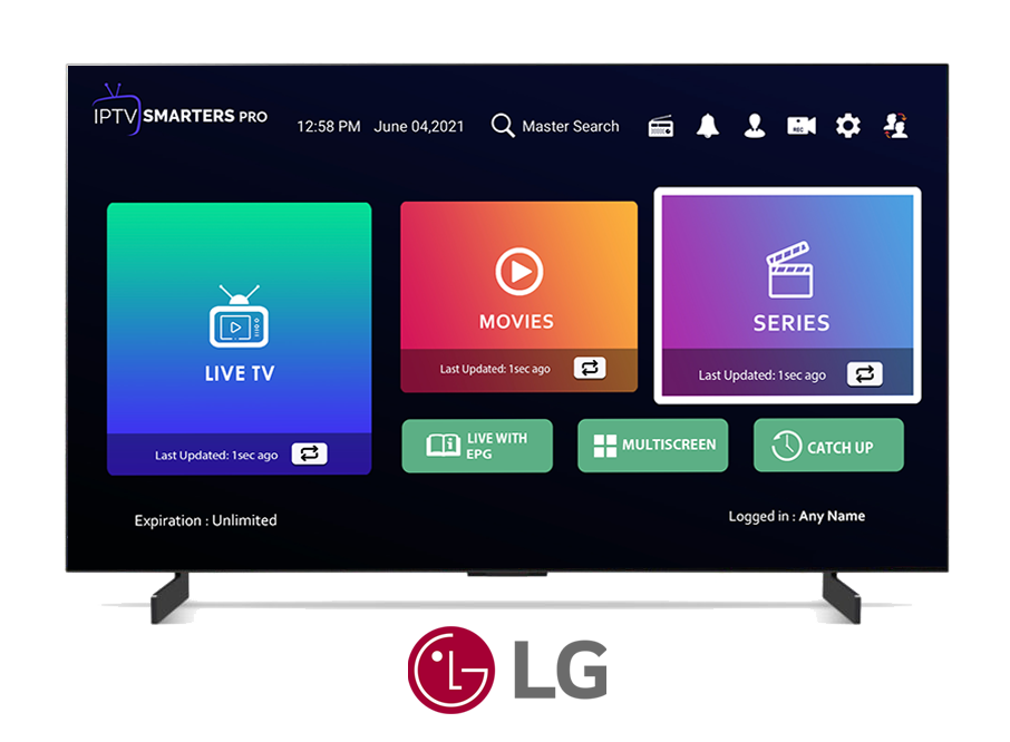 LG Smart TV iptv smarters pro 