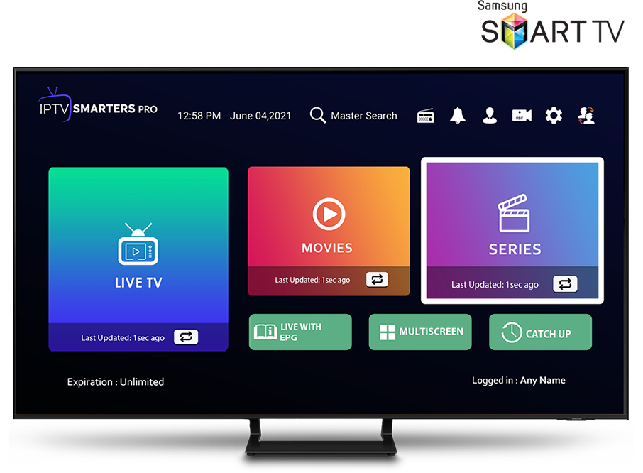 iptv smarters pro Samsung Smart TV